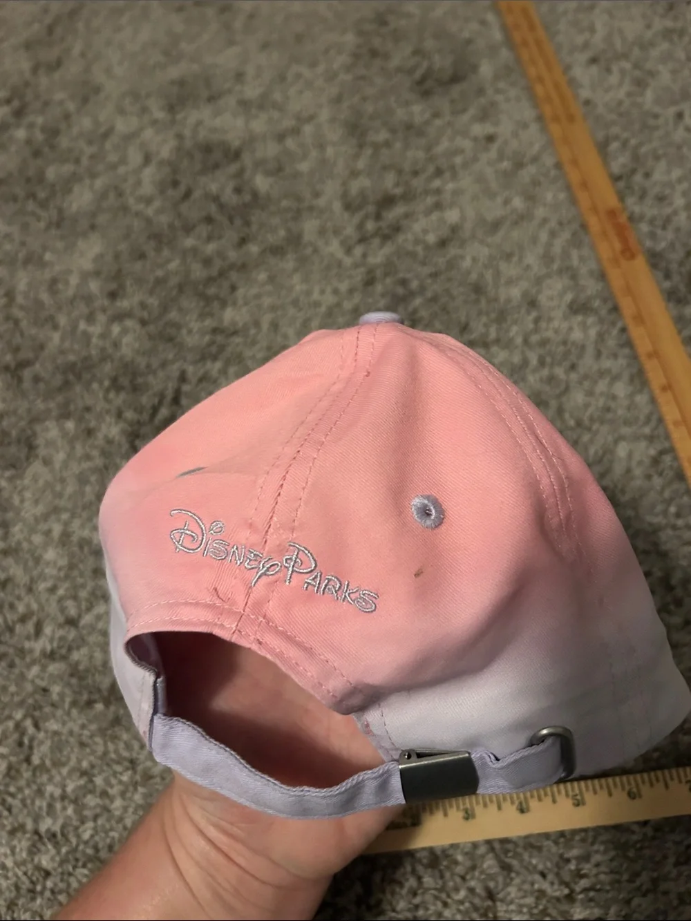 Disney Pink and Silver Mickey Mouse Bling Baseball Cap